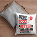 Fußballfan Geschenk Lustiger Spruch für Fußballfan Geschenkidee Bester Fußballfan Der WeltKissen mit Füllung 40x40 (Grau) Grau Trendation
