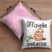 Offizielle TeeKissen mit Füllung 40x40 Geschenk Teetrinker Geschenkidee Tee-Kissen mit Füllung 40x40 (Grau) Rosa Trendation