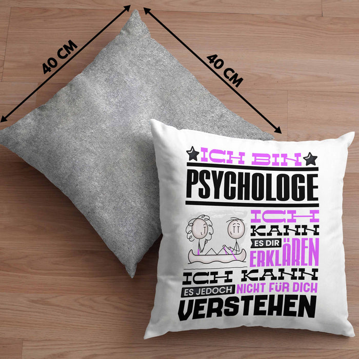 Kanufahrer Geschenk Kaffee-Kissen mit Füllung 40x40 Geschenkidee für Kanufahrer Ich Bin Kanufahrer Ich Kann Es Dir Erklären Jedoch Nicht Für Dich Verstehen Spruch Lustig (Grau) Grau Trendation
