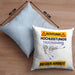 Tauchlehrer Kissen mit Füllung 40x40 Geschenk Lustiger Spruch Geschenkidee für Tauchlehrer Achtung Hochleistungs Tauchlehrer Bei Der Arbeit (Grau) Blau Trendation