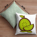 Kissen mit Füllung 40x40 für echte Kiwi Fans - Lustiges Geschenk mit Spruch (Grau) Grün Trendation