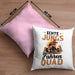 Quad-Fahrer Kissen mit Füllung 40x40 Geschenk Echte Jungs Fahren Quad Geschenkidee (Grau) Rosa Trendation