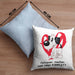 Hundebesitzer Kissen mit Füllung 40x40 Geschenk Fellnasen machen mein Leben Komplett Geschenkidee Hunde Mama Frauchen Herrchen (Grau) Blau Trendation