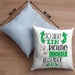 So Sieht Ein Richtig Cooler Reisender Aus Geschenk Kissen mit Füllung 40x40 Lustiger Spruch Geschenkidee (Grau) Blau Trendation