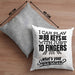 Piano Klavier Kissen mit Füllung 40x40 Geschenk Klavierspieler Geschenkidee Pianist Pianisten Spruch I Can Play 88 Key With 10 Fingers (Grau) Grau Trendation
