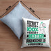 Bogenschütze Geschenk Lustiger Spruch für Bogenschütze Geschenkidee Bester Bogenschütze Der WeltKissen mit Füllung 40x40 (Grau) Blau Trendation