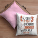 So Sieht Ein Richtig Cooler Wandern Aus Geschenk Kissen mit Füllung 40x40 Lustiger Spruch Geschenkidee (Grau) Rosa Trendation