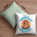 Kissen mit Füllung 40x40 Capybara-Spruch Geschenk für Capybara Liebhaber Geschenkidee (Grau) Grün Trendation