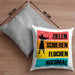 Bogenschießen Kissen mit Füllung 40x40 mit Bogenschütze Spruch - Geschenk für Pfeil und Bogen Fans Zielen Schießen Fluchen Nochmal (Grau) Grau Trendation