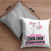 Zoologe Geschenk Kissen mit Füllung 40x40 Ich Bin Zoologe Aber Sag Doch Einfach Superheld Lustige Geschenkdiee für Zoologe (Grau) Grau Trendation