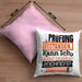 Bachelor Master Prüfung Bestanden Geschenk Kissen mit Füllung 40x40 Studium Prüfung Bestanden Kann Ich Jetzt Weiter Zeichnen Künstlerin (Grau) Rosa Trendation