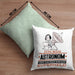 Astronom Geschenk Kissen mit Füllung 40x40 Ich Bin Astronom Aber Sag Doch Einfach Superheld Lustige Geschenkdiee für Astronom (Grau) Grün Trendation