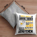 Survival-Trainer Geschenk Kaffee-Kissen mit Füllung 40x40 Geschenkidee für Survival-Trainer Ich Bin Survival-Trainer Ich Kann Es Dir Erklären Jedoch Nicht Für Dich Verstehen Spruch Lustig (Grau) Grau Trendation