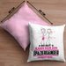 Spaziergänger Geschenk Kissen mit Füllung 40x40 So Gut Kann Nur Ein Spaziergänger Aussehen Geschenkidee (Grau) Rosa Trendation