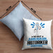 Historiker Geschenk Kissen mit Füllung 40x40 So Gut Kann Nur Ein Historiker Aussehen Geschenkidee (Grau) Blau Trendation