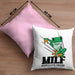 Lustige Frosch Kissen mit Füllung 40x40 Geschenk für Froschliebhaber Lustig MILF Man I Love Frogs (Grau) Rosa Trendation