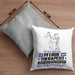 Pferdetherapeut Geschenk Kissen mit Füllung 40x40 Ich Bin Pferdetherapeut Aber Sag Doch Einfach Superheld Lustige Geschenkdiee für Pferdetherapeut (Grau) Grau Trendation