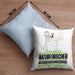 Naturforscher Geschenk Kissen mit Füllung 40x40 Ich Bin Naturforscher Aber Sag Doch Einfach Superheld Lustige Geschenkdiee für Naturforscher (Grau) Blau Trendation