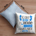 Eiskunstläufer Kissen mit Füllung 40x40 Geschenk So Sieht Ein Richtig Cooler Eiskunstläufer Aus Geschenkidee Spruch Lustig (Grau) Blau Trendation