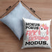 Lustige Ich Hasse Menschen Kissen mit Füllung 40x40 Mit Spruch Einhorn Geschenk Mama Freundin Kollegin Geschenkidee Arbeit Frauen (Grau) Blau Trendation