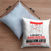 Marathonläufer Geschenk Kissen mit Füllung 40x40 So Gut Kann Nur Ein Marathonläufer Aussehen Geschenkidee (Grau) Blau Trendation