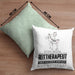 Reittherapeut Geschenk Kissen mit Füllung 40x40 Ich Bin Reittherapeut Aber Sag Doch Einfach Superheld Lustige Geschenkdiee für Reittherapeut (Grau) Grün Trendation