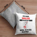 Maler Geschenk Kissen mit Füllung 40x40 Lustiger Spruch Ich Bin Maler Warum Weil Ich Es Kann Geschenkidee Bester Maler Geburtstag (Grau) Grau Trendation