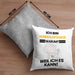 Hundeausführer Geschenk Kissen mit Füllung 40x40 Lustiger Spruch Ich Bin Hundeausführer Warum Weil Ich Es Kann Geschenkidee Bester Hundeausführer Geburtstag (Grau) Grau Trendation