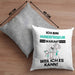 Hundefriseur Geschenk Kissen mit Füllung 40x40 Lustiger Spruch Ich Bin Hundefriseur Warum Weil Ich Es Kann Geschenkidee Bester Hundefriseur Geburtstag (Grau) Grau Trendation