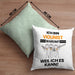 Violinist Geschenk Kissen mit Füllung 40x40 Lustiger Spruch Ich Bin Violinist Warum Weil Ich Es Kann Geschenkidee Bester Violinist Geburtstag (Grau) Grün Trendation
