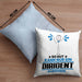 Dirigent Geschenk Kissen mit Füllung 40x40 So Gut Kann Nur Ein Dirigent Aussehen Geschenkidee (Grau) Blau Trendation