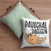 Katzen Kissen mit Füllung 40x40 Pauschal Dagegen Katze Katzenliebhaber Kater Geschenk Miau Katzenbesitzerin Geschenkidee Humor Sarkasmus (Grau) Grün Trendation