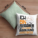 Fleischer Ausbildung Kissen mit Füllung 40x40 Geschenk Ich Bin Fleischer In Der Ausbildung Ich Darf Das Geschenkidee Spruch (Grau) Grün Trendation