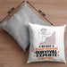Survival-Experte Geschenk Kissen mit Füllung 40x40 So Gut Kann Nur Ein Survival-Experte Aussehen Geschenkidee (Grau) Grau Trendation