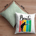 Boule Kissen mit Füllung 40x40 Geschenk Boule-Spieler Geschenkidee Spruch Vintage Boule Grafik (Grau) Grün Trendation