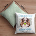 Australian Shepherd Besitzer Kissen mit Füllung 40x40 Geschenk Lustiger Spruch Geschenkidee Besitzerin Ich Bin Nicht toll Aber Mein Australian Shepherd Ist Es (Grau) Grün Trendation