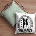 Lustige Kissen mit Füllung 40x40 für Line Dance Fans Spruch Line Dance Tänzerin (Grau) Grün Trendation