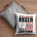 Boxer Geschenk Kaffee-Kissen mit Füllung 40x40 Geschenkidee für Boxer Ich Bin Boxer Ich Kann Es Dir Erklären Jedoch Nicht Für Dich Verstehen Spruch Lustig (Grau) Grau Trendation