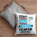Filmfan Geschenk Lustiger Spruch für Filmfan Geschenkidee Bester Filmfan Der WeltKissen mit Füllung 40x40 (Grau) Grau Trendation