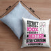 Stiefcousin Geschenk Lustiger Spruch für Stiefcousin Geschenkidee Bester Stiefcousin Der WeltKissen mit Füllung 40x40 (Grau) Blau Trendation