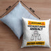 Anwalt Kissen mit Füllung 40x40 Geschenk Lustiger Spruch Geschenkidee für Anwalt Achtung Hochleistungs Anwalt Bei Der Arbeit (Grau) Blau Trendation