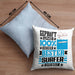 Surfer Geschenk Lustiger Spruch für Surfer Geschenkidee Bester Surfer Der WeltKissen mit Füllung 40x40 (Grau) Blau Trendation