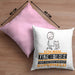 Katzenbetreuer Geschenk Kissen mit Füllung 40x40 Ich Bin Katzenbetreuer Aber Sag Doch Einfach Superheld Lustige Geschenkdiee für Katzenbetreuer (Grau) Rosa Trendation