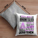 Bandmitglied Geschenk Kissen mit Füllung 40x40 Geschenkidee für Bandmitglied Geburtstag Lustig Ich Bin Bandmitglied Ich Kann Es Dir Erklären Aber Nicht Für Dich Verstehen (Grau) Grau Trendation