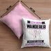 Wandern Kissen mit Füllung 40x40 Geschenk für Wandern Geburtstag Lustiger Spruch Was Ist Deine Superkraft (Grau) Rosa Trendation
