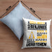 Serienjunkie Geschenk Kaffee-Kissen mit Füllung 40x40 Geschenkidee für Serienjunkie Ich Bin Serienjunkie Ich Kann Es Dir Erklären Jedoch Nicht Für Dich Verstehen Spruch Lustig (Grau) Blau Trendation
