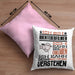 Abenteuerfilmer Geschenk Kaffee-Kissen mit Füllung 40x40 Geschenkidee für Abenteuerfilmer Ich Bin Abenteuerfilmer Ich Kann Es Dir Erklären Jedoch Nicht Für Dich Verstehen Spruch Lustig (Grau) Rosa Trendation