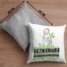 Katzenliebhaber Geschenk Kissen mit Füllung 40x40 Ich Bin Katzenliebhaber Aber Sag Doch Einfach Superheld Lustige Geschenkdiee für Katzenliebhaber (Grau) Grau Trendation