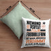 Fußballfan Geschenk Kissen mit Füllung 40x40 Lustige Geschenkidee für Fußballfan Geburtstag Niemand Ist Perfekt Aber Als Fußballfan Ist Man Nah Dran (Grau) Grün Trendation