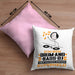 Drum-and-Bass-DJ Geschenk Kissen mit Füllung 40x40 Ich Bin Drum-and-Bass-DJ Aber Sag Doch Einfach Superheld Lustige Geschenkdiee für Drum-and-Bass-DJ (Grau) Rosa Trendation